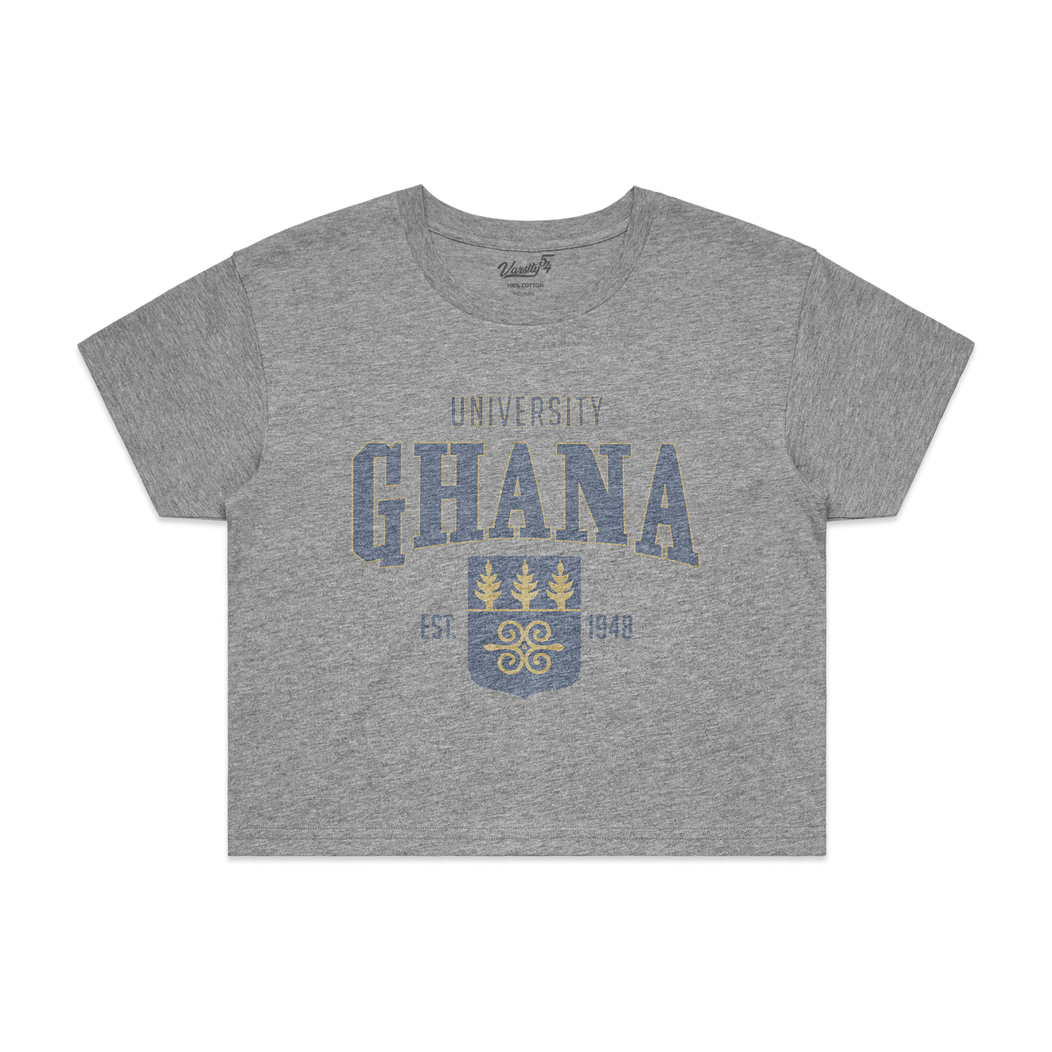 UG Women's Cropped Heather Grey Tee